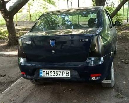 Синий Дачия Логан, объемом двигателя 1.39 л и пробегом 186 тыс. км за 3200 $, фото 2 на Automoto.ua