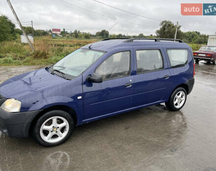 Синий Дачия Логан, объемом двигателя 1.39 л и пробегом 241 тыс. км за 4499 $, фото 6 на Automoto.ua