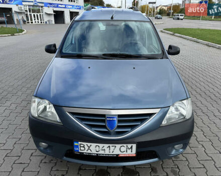 Синий Дачия Логан, объемом двигателя 1.6 л и пробегом 250 тыс. км за 3300 $, фото 2 на Automoto.ua