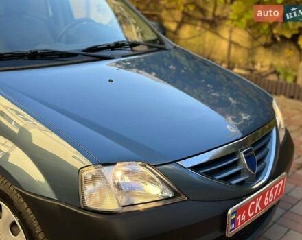 Синий Дачия Логан, объемом двигателя 1.6 л и пробегом 243 тыс. км за 4999 $, фото 4 на Automoto.ua