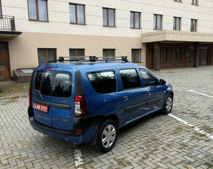 Синий Дачия Логан, объемом двигателя 1.6 л и пробегом 222 тыс. км за 4850 $, фото 3 на Automoto.ua