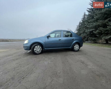 Синий Дачия Логан, объемом двигателя 1.4 л и пробегом 198 тыс. км за 3599 $, фото 1 на Automoto.ua