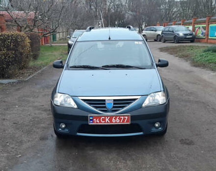 Синій Дачія Logan, об'ємом двигуна 1.6 л та пробігом 245 тис. км за 5650 $, фото 7 на Automoto.ua