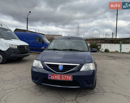 Дачія Logan 2009 у Рівному на Automoto.ua Синій Дачія Logan, об'ємом двигуна 0 л та пробігом 173 тис. км за 5490 $, фото 4 на Automoto.ua
