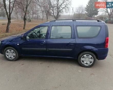 Синий Дачия Логан, объемом двигателя 1.6 л и пробегом 134 тыс. км за 6500 $, фото 1 на Automoto.ua