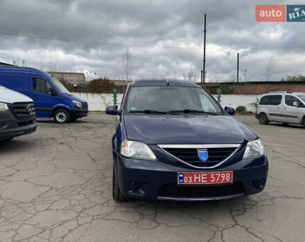 Дачія Logan 2009 у Рівному на Automoto.ua Синій Дачія Logan, об'ємом двигуна 0 л та пробігом 173 тис. км за 5490 $, фото 5 на Automoto.ua