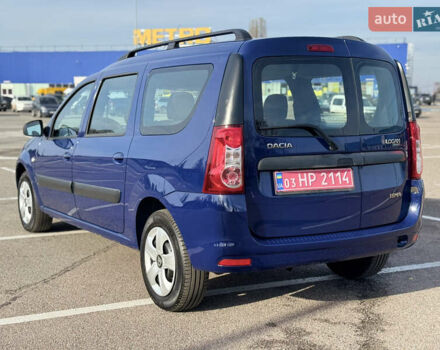 Синій Дачія Logan, об'ємом двигуна 1.6 л та пробігом 198 тис. км за 6550 $, фото 13 на Automoto.ua