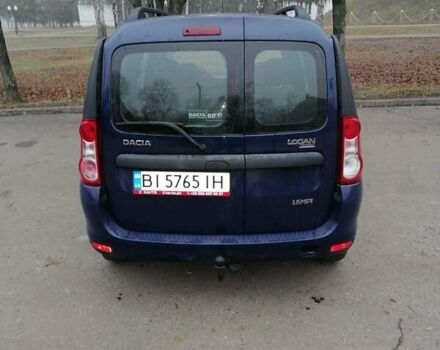 Синий Дачия Логан, объемом двигателя 1.6 л и пробегом 134 тыс. км за 6500 $, фото 2 на Automoto.ua