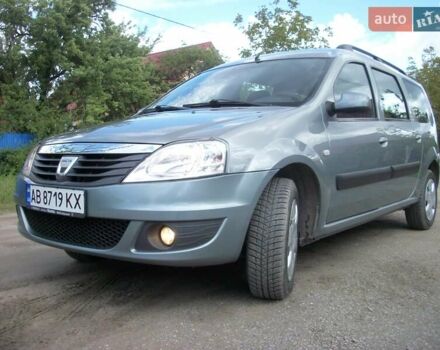 Синий Дачия Логан, объемом двигателя 1.6 л и пробегом 168 тыс. км за 6999 $, фото 2 на Automoto.ua
