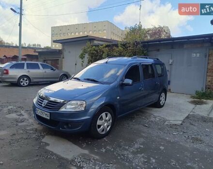 Синий Дачия Логан, объемом двигателя 1.6 л и пробегом 182 тыс. км за 6000 $, фото 3 на Automoto.ua
