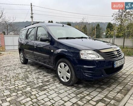 Синий Дачия Логан, объемом двигателя 1.6 л и пробегом 126 тыс. км за 5900 $, фото 1 на Automoto.ua