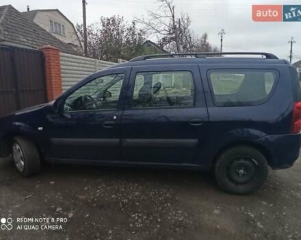 Синий Дачия Логан, объемом двигателя 1.6 л и пробегом 126 тыс. км за 5800 $, фото 1 на Automoto.ua