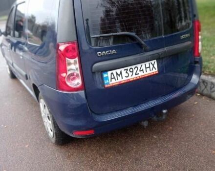 Синий Дачия Логан, объемом двигателя 1.6 л и пробегом 195 тыс. км за 6800 $, фото 1 на Automoto.ua