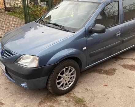 Синий Дачия Логан, объемом двигателя 1.6 л и пробегом 235 тыс. км за 5000 $, фото 2 на Automoto.ua