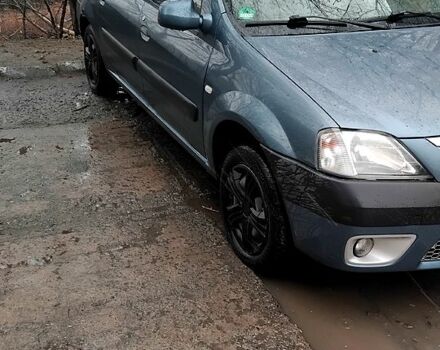 Синий Дачия Логан, объемом двигателя 1.6 л и пробегом 246 тыс. км за 5200 $, фото 2 на Automoto.ua