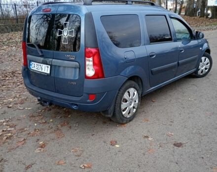 Синий Дачия Логан, объемом двигателя 1.4 л и пробегом 249 тыс. км за 3700 $, фото 2 на Automoto.ua
