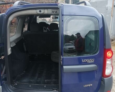 Синий Дачия Логан, объемом двигателя 1.6 л и пробегом 262 тыс. км за 4500 $, фото 2 на Automoto.ua