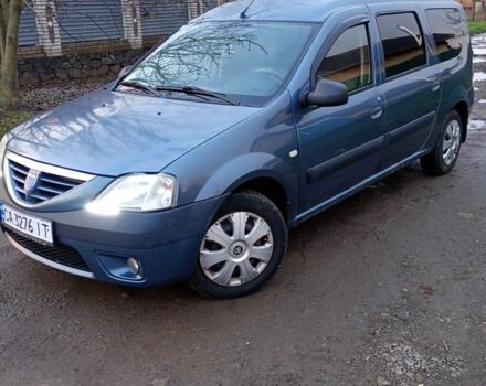 Синий Дачия Логан, объемом двигателя 1.4 л и пробегом 249 тыс. км за 3700 $, фото 5 на Automoto.ua