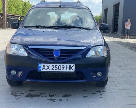 Синий Дачия Логан, объемом двигателя 1.6 л и пробегом 315 тыс. км за 4600 $, фото 1 на Automoto.ua