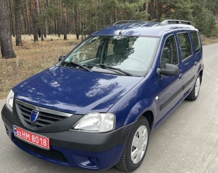 Синий Дачия Логан, объемом двигателя 1.6 л и пробегом 185 тыс. км за 4850 $, фото 2 на Automoto.ua