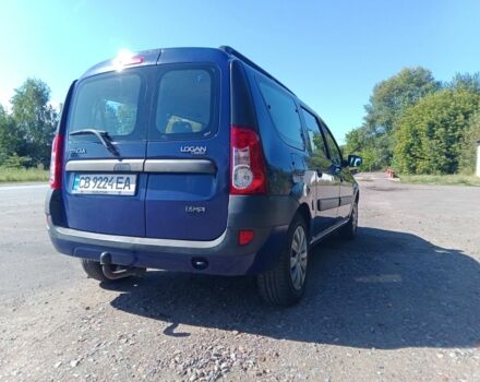 Синий Дачия Логан, объемом двигателя 1.6 л и пробегом 231 тыс. км за 5000 $, фото 5 на Automoto.ua