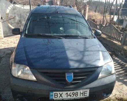 Синий Дачия Логан, объемом двигателя 1.6 л и пробегом 155 тыс. км за 4500 $, фото 3 на Automoto.ua