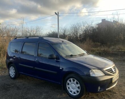 Синий Дачия Логан, объемом двигателя 1.6 л и пробегом 314 тыс. км за 3199 $, фото 1 на Automoto.ua
