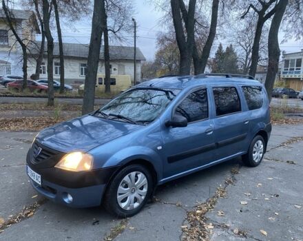 Синий Дачия Логан, объемом двигателя 1.6 л и пробегом 215 тыс. км за 3900 $, фото 6 на Automoto.ua