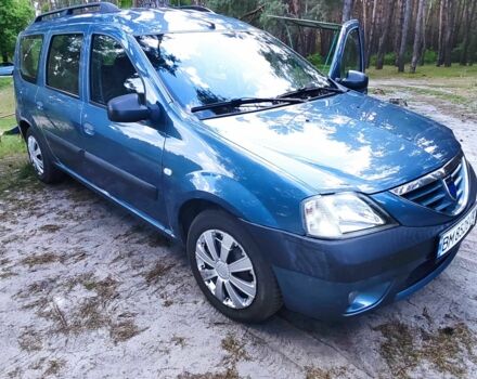 Синий Дачия Логан, объемом двигателя 1.6 л и пробегом 235 тыс. км за 5250 $, фото 2 на Automoto.ua