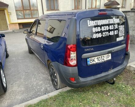 Синий Дачия Логан, объемом двигателя 1.4 л и пробегом 320 тыс. км за 4400 $, фото 5 на Automoto.ua