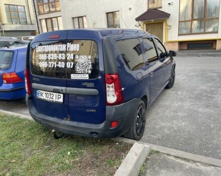 Синий Дачия Логан, объемом двигателя 1.4 л и пробегом 320 тыс. км за 4400 $, фото 6 на Automoto.ua