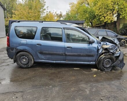 Синий Дачия Логан, объемом двигателя 1.6 л и пробегом 200 тыс. км за 1450 $, фото 3 на Automoto.ua