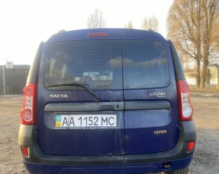 Синий Дачия Логан, объемом двигателя 1.6 л и пробегом 314 тыс. км за 3199 $, фото 5 на Automoto.ua