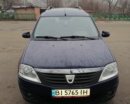 Синий Дачия Логан, объемом двигателя 1.6 л и пробегом 134 тыс. км за 6500 $, фото 1 на Automoto.ua