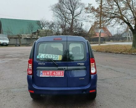 Синий Дачия Логан, объемом двигателя 1.6 л и пробегом 188 тыс. км за 5499 $, фото 4 на Automoto.ua