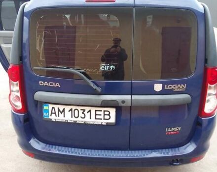 Синий Дачия Логан, объемом двигателя 1.4 л и пробегом 122 тыс. км за 5000 $, фото 14 на Automoto.ua