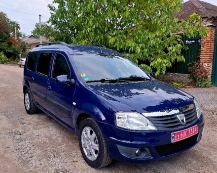 Синий Дачия Логан, объемом двигателя 1.6 л и пробегом 160 тыс. км за 6300 $, фото 2 на Automoto.ua