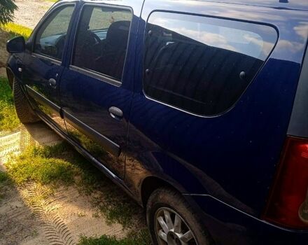 Синий Дачия Логан, объемом двигателя 1.5 л и пробегом 270 тыс. км за 3950 $, фото 3 на Automoto.ua