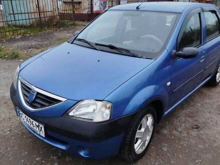 Синий Дачия Логан, объемом двигателя 1.6 л и пробегом 175 тыс. км за 3600 $, фото 1 на Automoto.ua