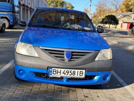 Дачия Логан 2005 в Измаиле на Automoto.ua Синий Дачия Логан, объемом двигателя 1.6 л и пробегом 217 тыс. км за 3600 $, фото 1 на Automoto.ua