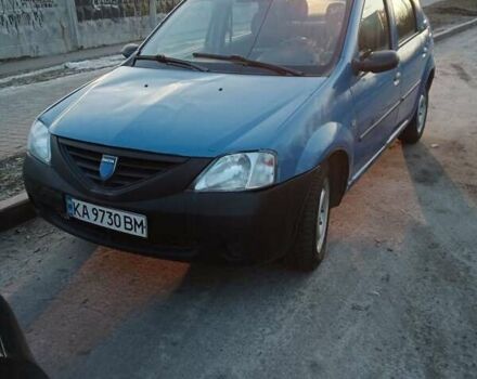 Синий Дачия Логан, объемом двигателя 1.39 л и пробегом 505 тыс. км за 1000 $, фото 1 на Automoto.ua
