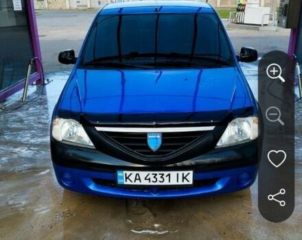 Синий Дачия Логан, объемом двигателя 1.6 л и пробегом 176 тыс. км за 3100 $, фото 1 на Automoto.ua