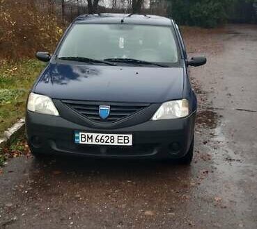 Синий Дачия Логан, объемом двигателя 1.39 л и пробегом 188 тыс. км за 3500 $, фото 1 на Automoto.ua