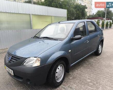 Синий Дачия Логан, объемом двигателя 1.4 л и пробегом 64 тыс. км за 4200 $, фото 1 на Automoto.ua