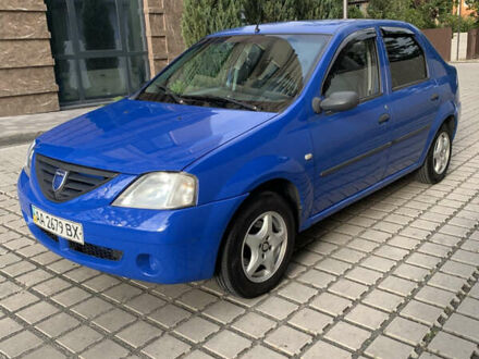 Синий Дачия Логан, объемом двигателя 1.4 л и пробегом 271 тыс. км за 3100 $, фото 1 на Automoto.ua