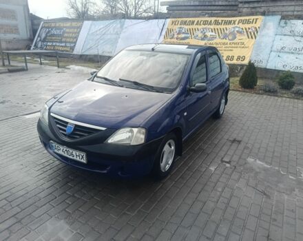 Синий Дачия Логан, объемом двигателя 1.4 л и пробегом 320 тыс. км за 3000 $, фото 1 на Automoto.ua