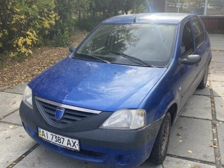 Дачія Logan 2006 у Белой Церкве на Automoto.ua Синій Дачія Logan, об'ємом двигуна 1.6 л та пробігом 280 тис. км за 2100 $, фото 1 на Automoto.ua