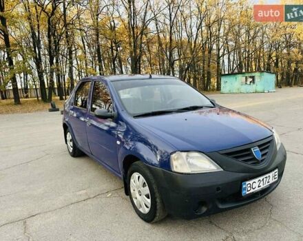 Синий Дачия Логан, объемом двигателя 1.39 л и пробегом 200 тыс. км за 2600 $, фото 1 на Automoto.ua