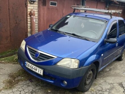 Синий Дачия Логан, объемом двигателя 1.6 л и пробегом 293 тыс. км за 1500 $, фото 1 на Automoto.ua