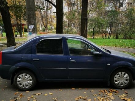 Синий Дачия Логан, объемом двигателя 1.39 л и пробегом 210 тыс. км за 3300 $, фото 1 на Automoto.ua